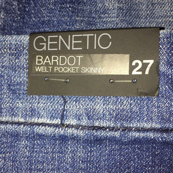 ❤️NWT❤️GENETIC BARDOT WELT POCKET SKINNY JEANS - Picture 8 of 9